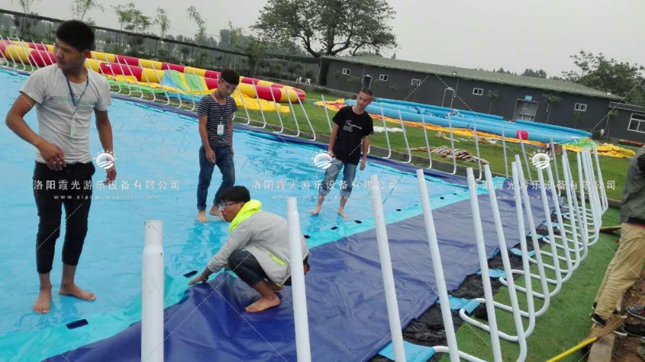 支架水池安装